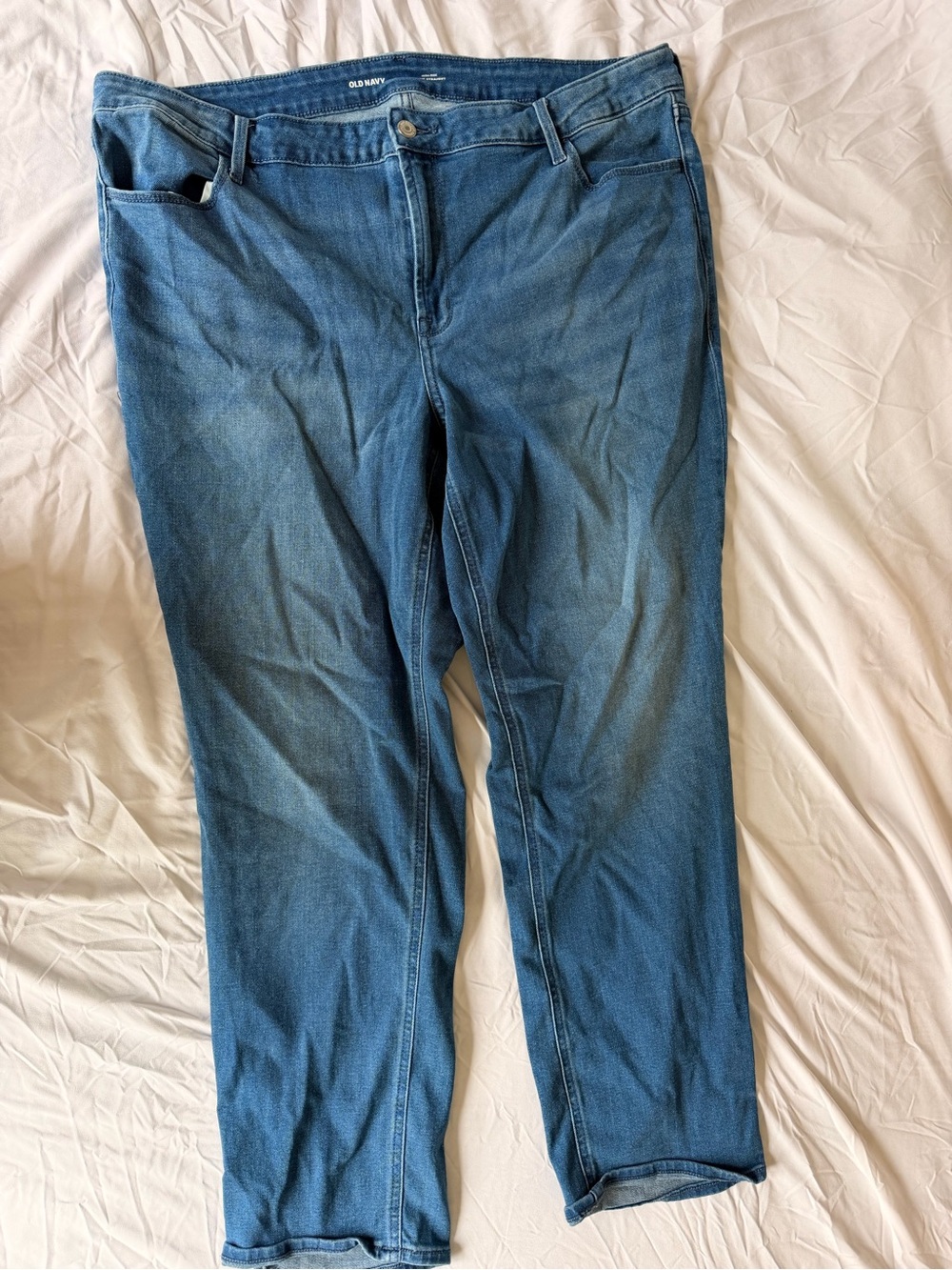 Old Navy High Rise WOW Straight Jeans Size 20 Medium Wash NWOT
